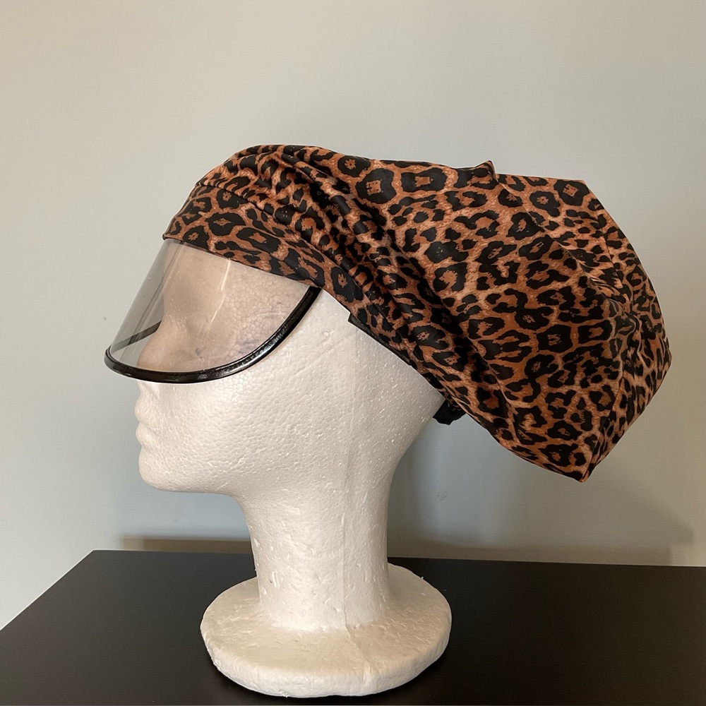 Hairbrella Rain Hat Leopard Print